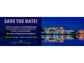 2024 EA CAMA Conference Blue Save the Date Night Scene English